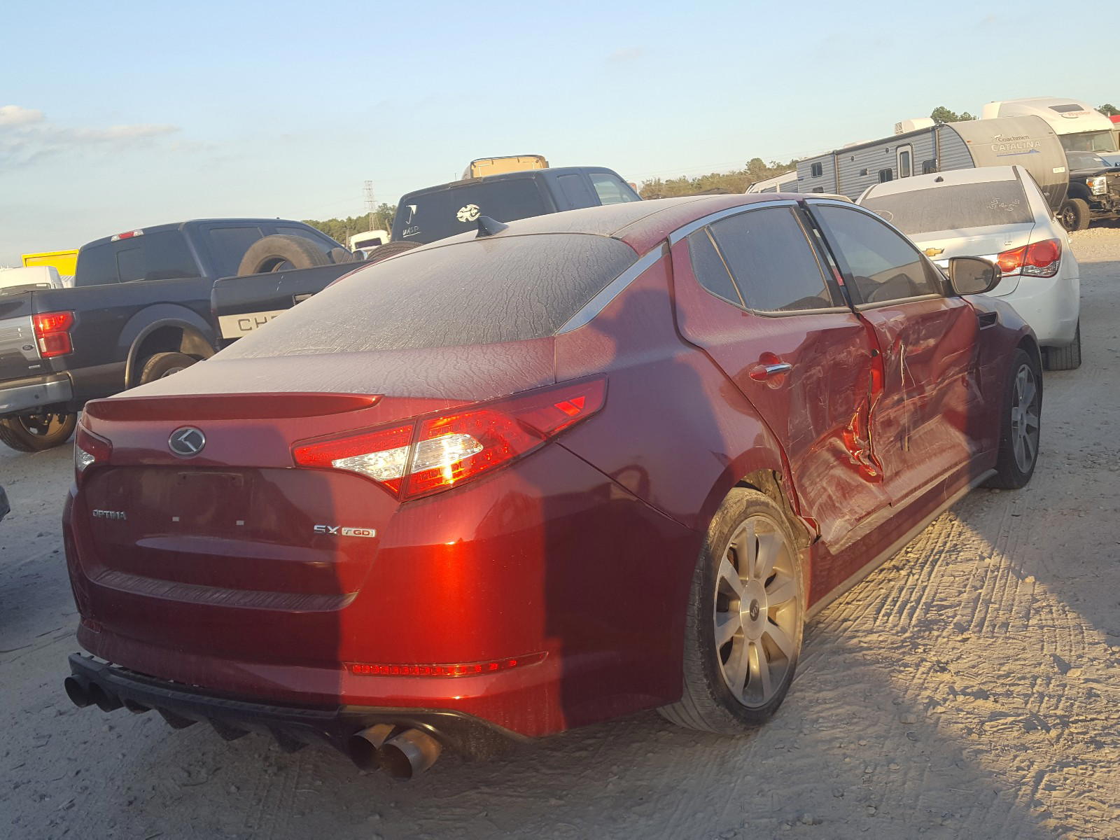 Photo 4 from auction – 2013 KIA OPTIMA SX with VIN 5XXGR4A65DG244682