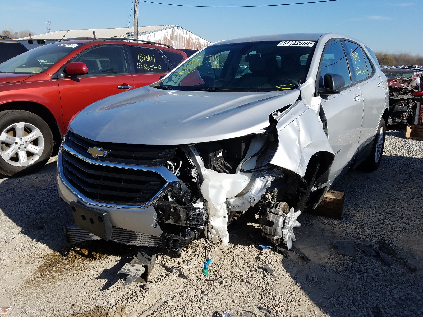 Photo 2 from auction – 2018 CHEVROLET EQUINOX LS with VIN 2GNAXHEV8J6331685