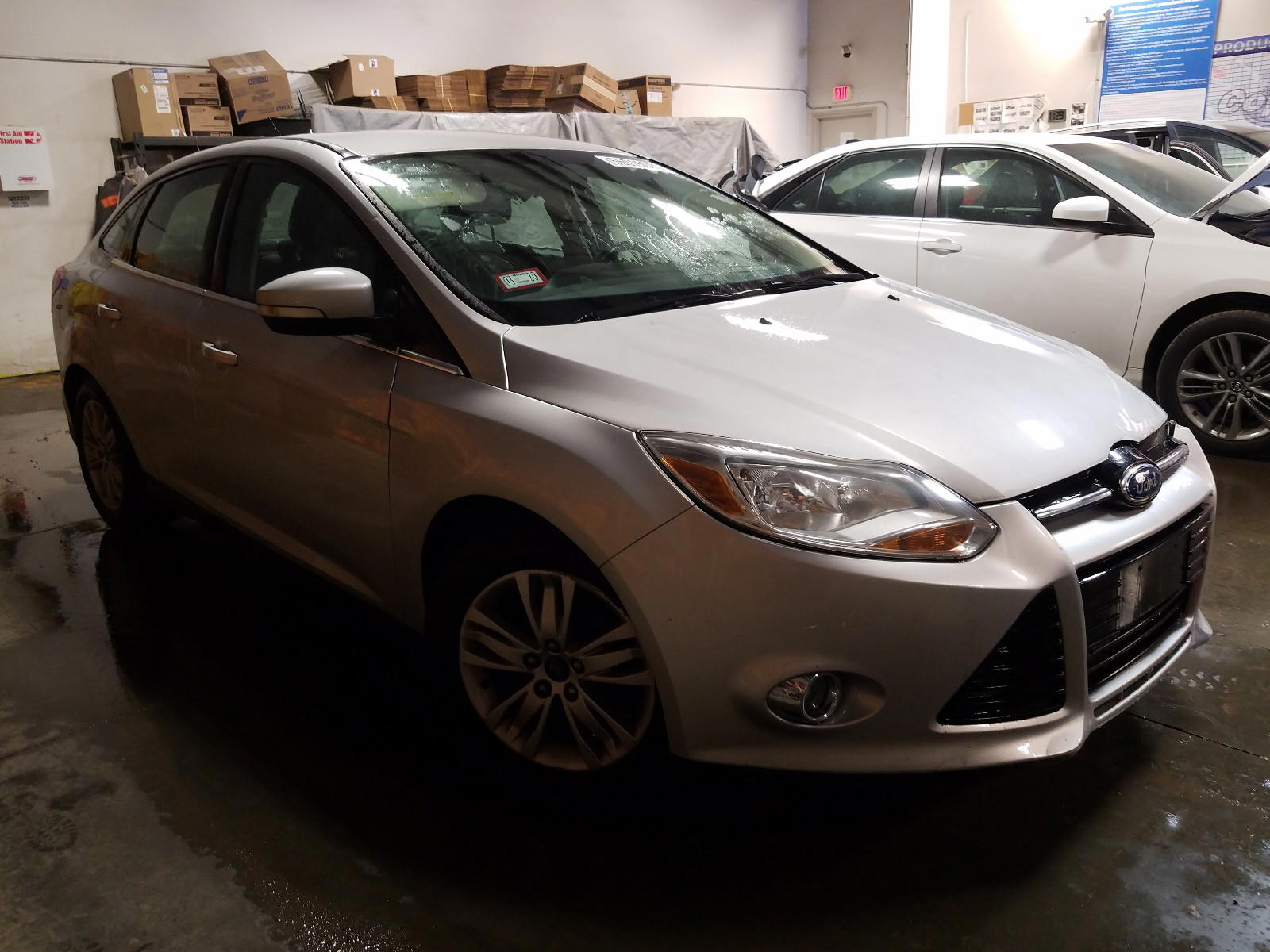 FORD FOCUS SEL 2012 with VIN 1FAHP3H2XCL316133 - Photo from auction