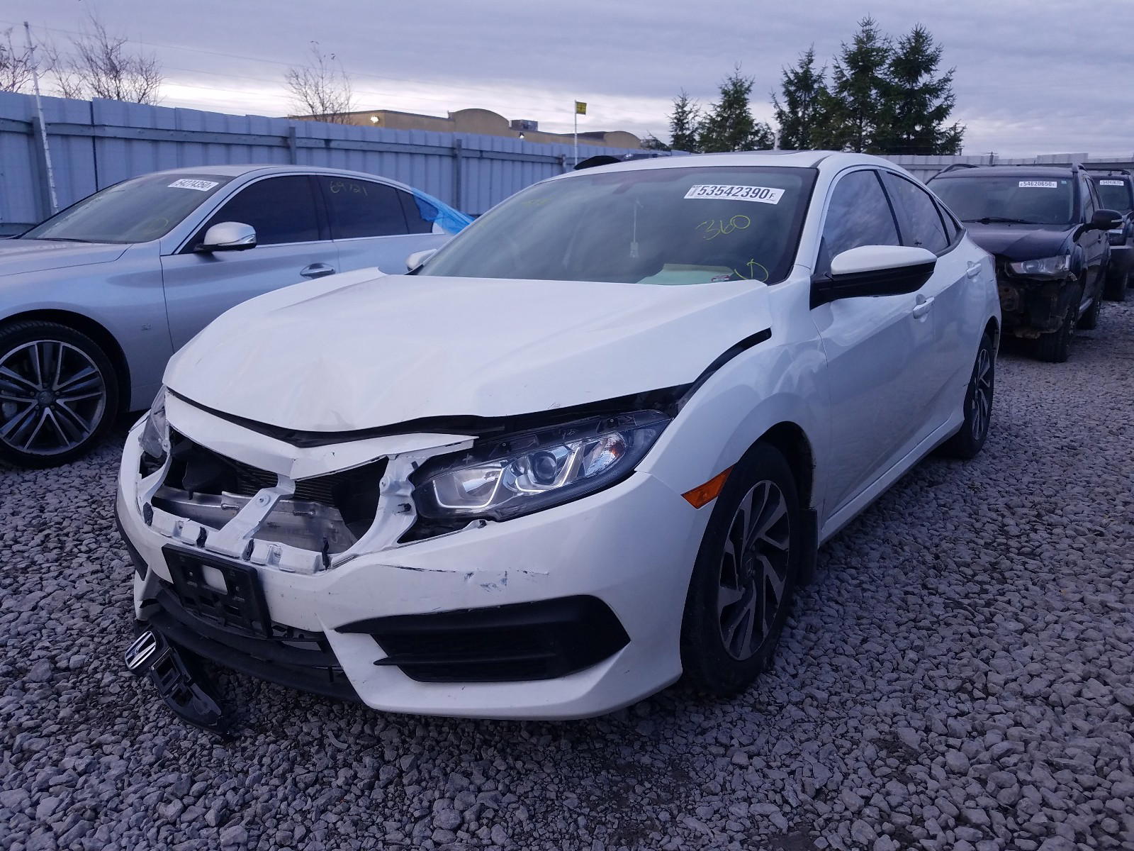 Photo 2 from auction – 2016 HONDA CIVIC EX with VIN 2HGFC2F73GH002642