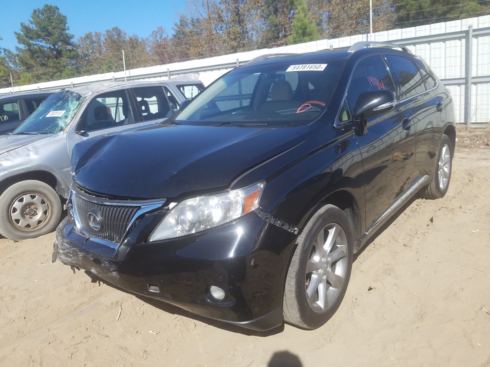 Photo 2 from auction – 2011 LEXUS RX 350 with VIN JTJZK1BA6B2004619