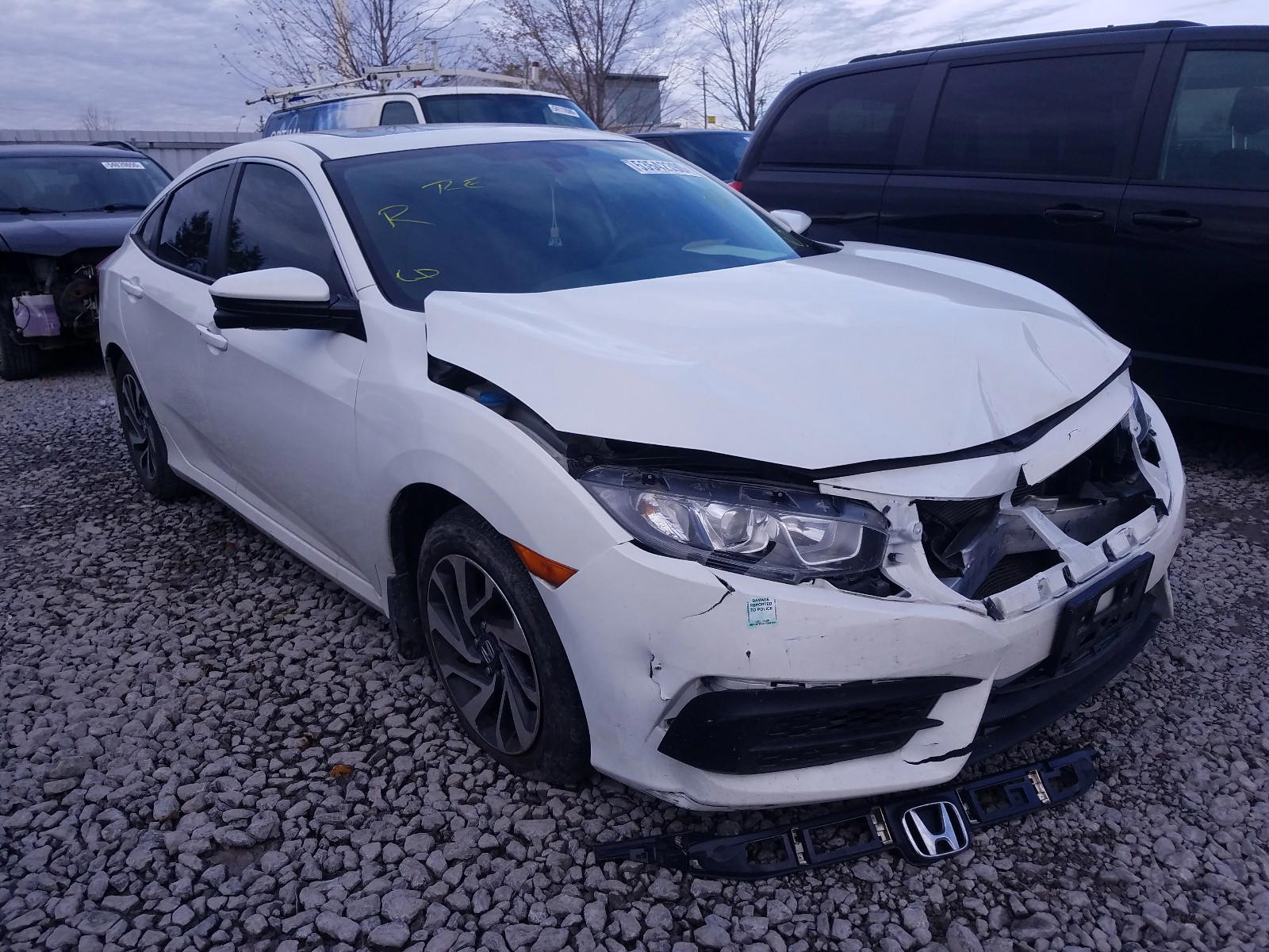 HONDA CIVIC EX 2016 with VIN 2HGFC2F73GH002642 - Photo from auction