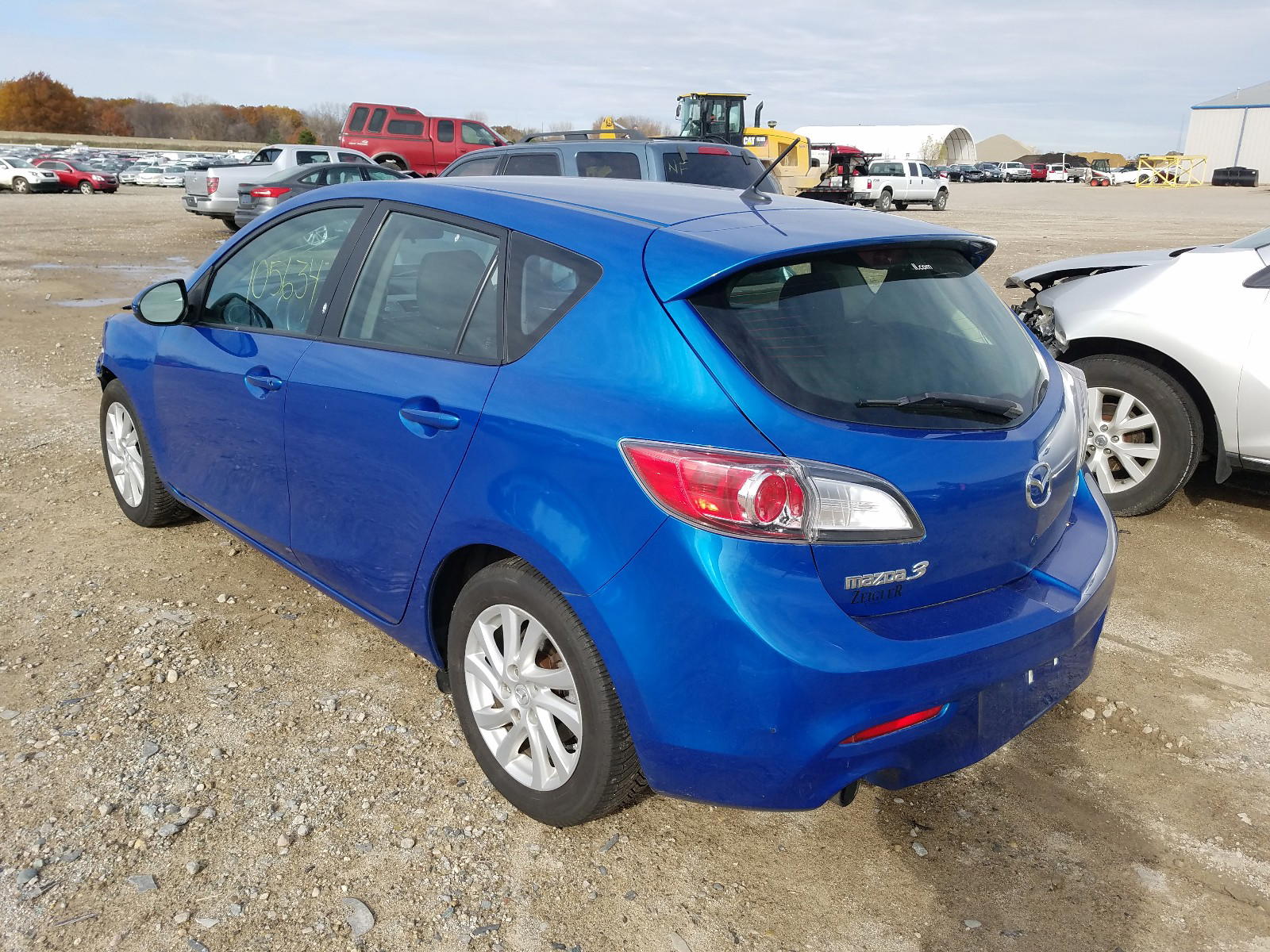 Photo 3 from auction – 2012 MAZDA 3 with VIN JM1BL1L74C1657624