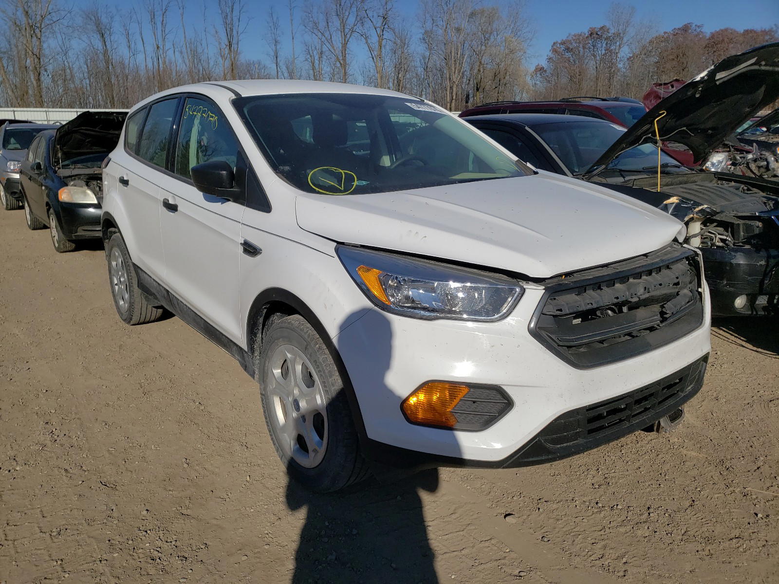 FORD ESCAPE S 2017 with VIN 1FMCU0F73HUB51792 - Photo from auction