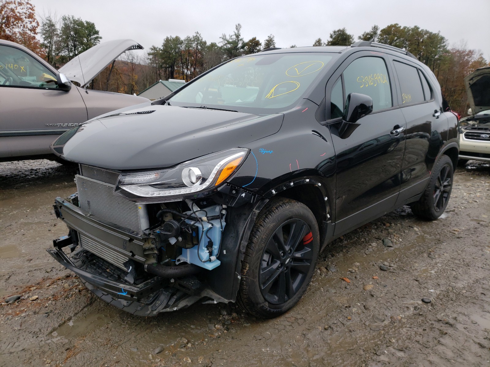 Photo 2 from auction – 2019 CHEVROLET TRAX 1LT with VIN 3GNCJPSB6KL310748