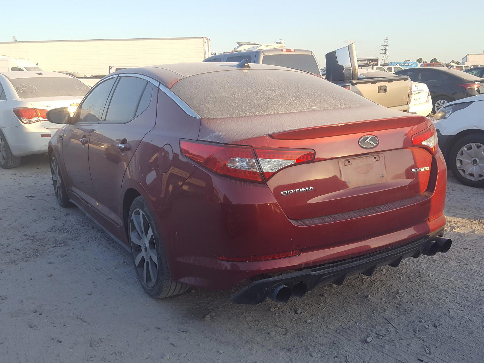 Photo 3 from auction – 2013 KIA OPTIMA SX with VIN 5XXGR4A65DG244682