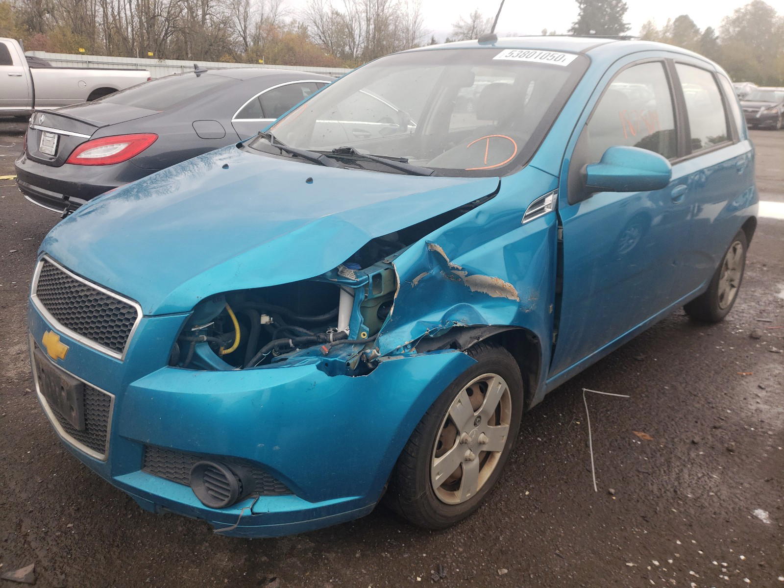 Photo 2 from auction – 2009 CHEVROLET AVEO LS with VIN KL1TD66E09B338465