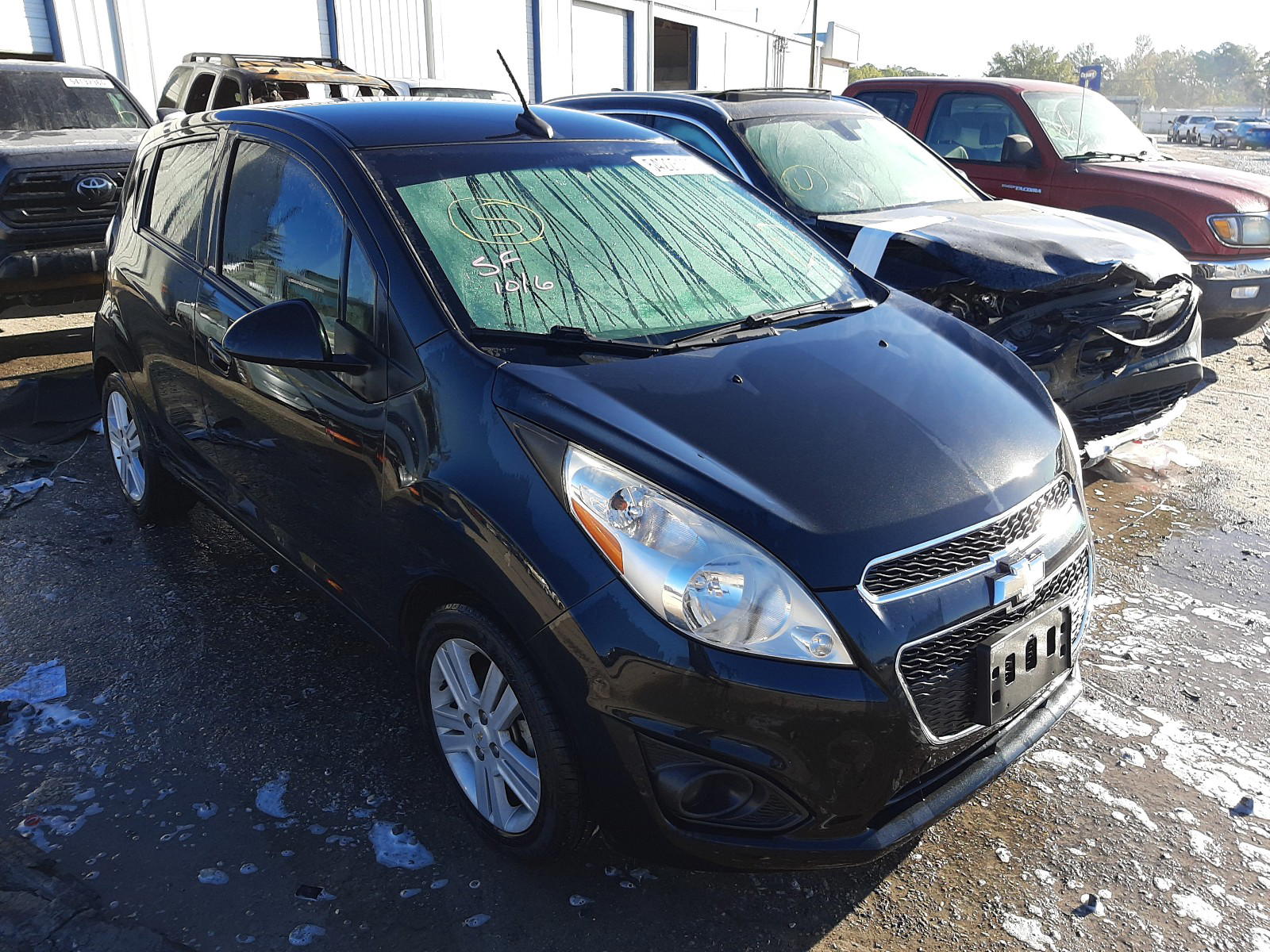 CHEVROLET SPARK LS 2014 with VIN KL8CB6S9XEC585187 - Photo from auction