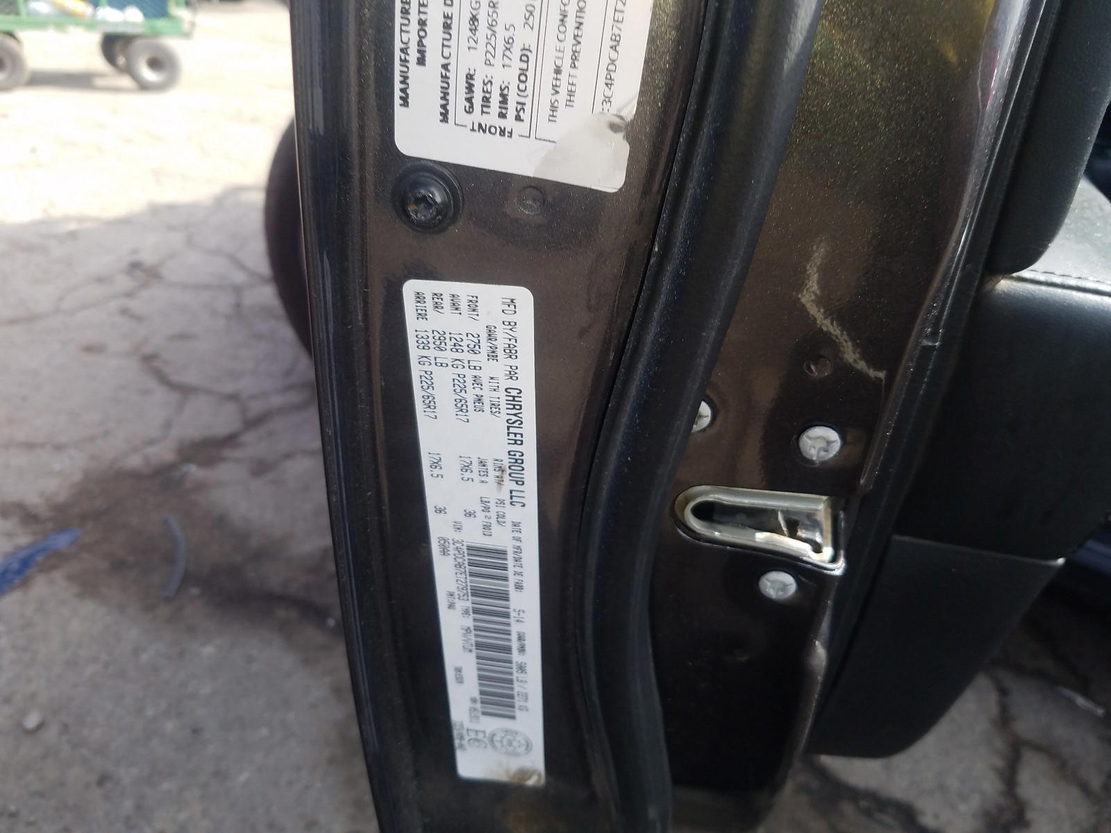 Photo 10 from auction – 2014 DODGE JOURNEY SE with VIN 3C4PDCAB7ET279753