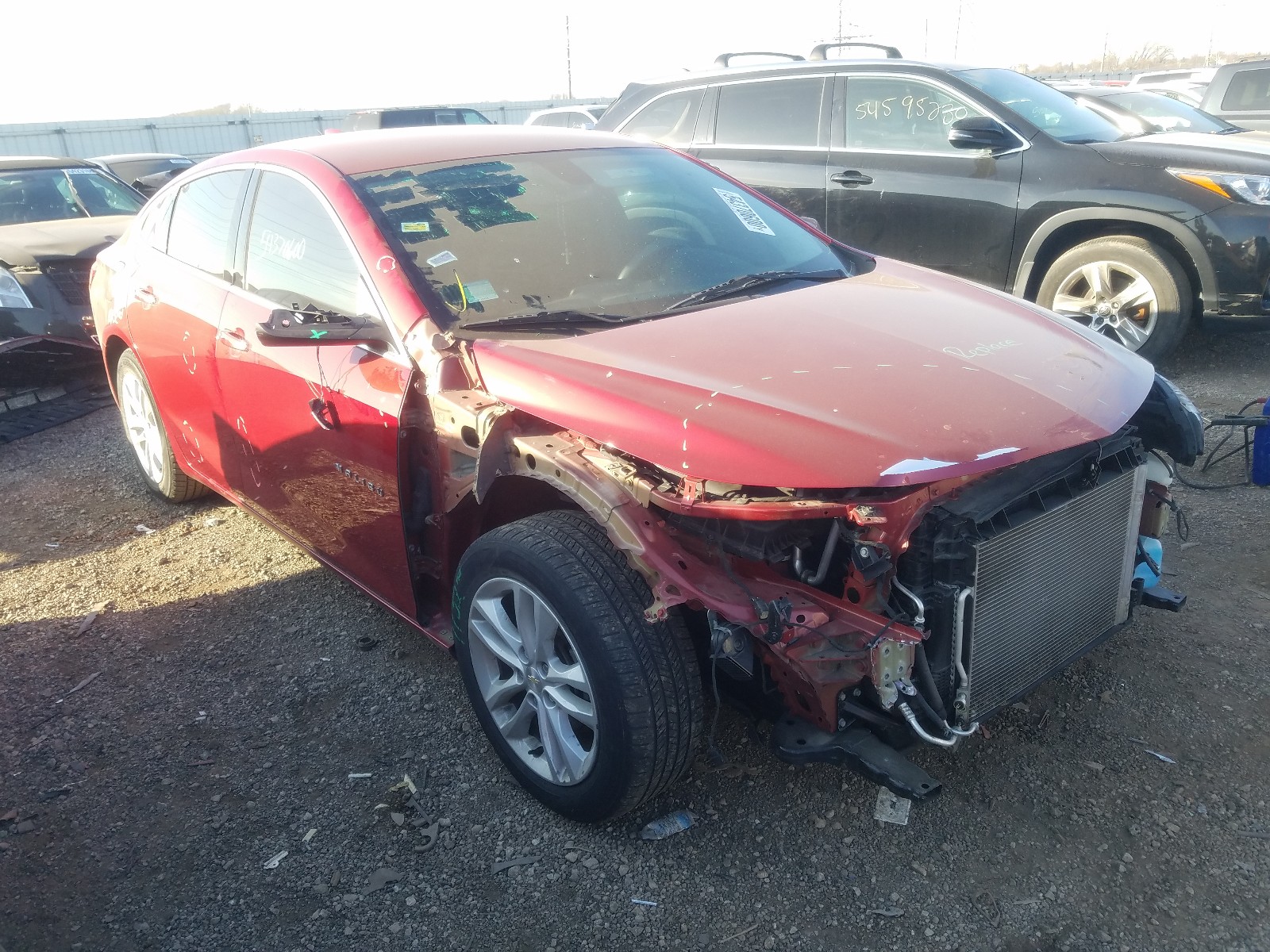 CHEVROLET MALIBU LT 2016 with VIN 1G1ZE5ST0GF191836 - Photo from auction
