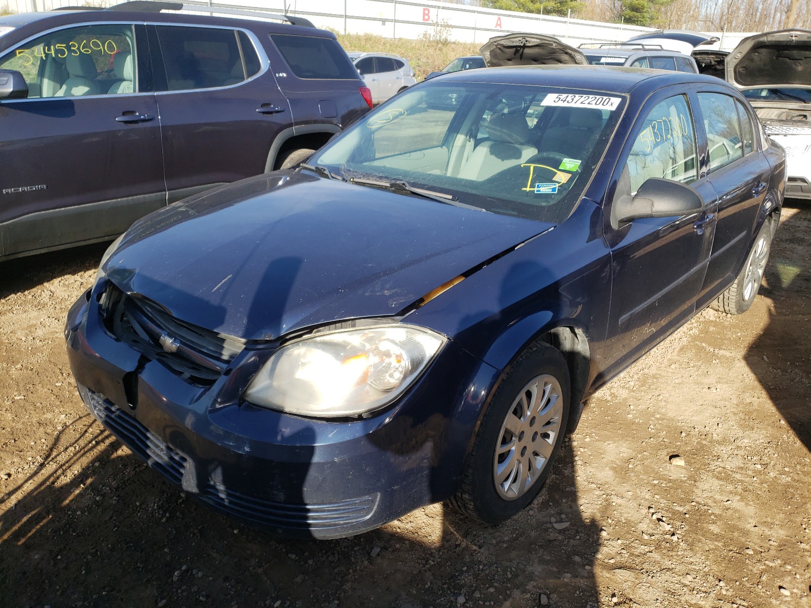 Photo 2 from auction – 2010 CHEVROLET COBALT LS with VIN 1G1AB5F50A7144308