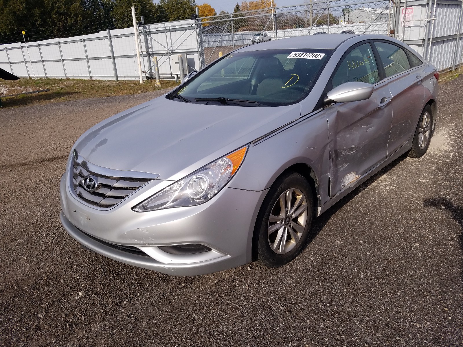 Photo 2 from auction – 2013 HYUNDAI SONATA GLS with VIN 5NPEB4AC9DH741613