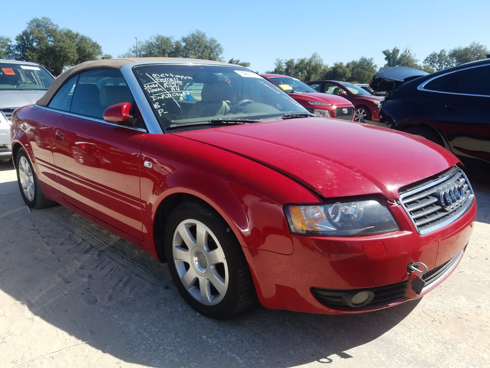 Photo 1 from auction – 2005 AUDI A4 3.0 CAB with VIN WAUAT48H65K011638