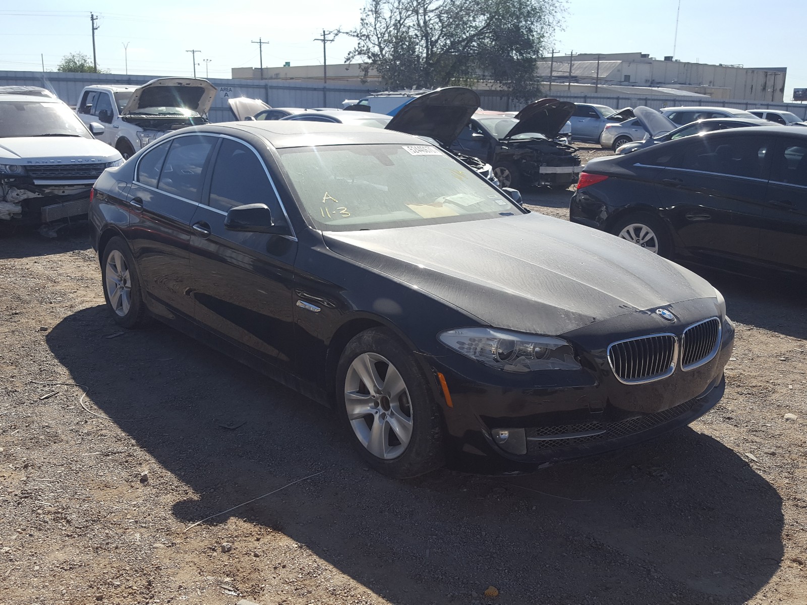 BMW 528 I 2013 with VIN WBAXG5C52DDY32885 - Photo from auction