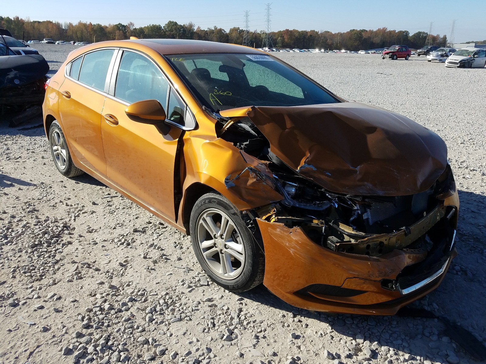 Photo 1 from auction – 2017 CHEVROLET CRUZE with VIN 3G1BE6SMXHS581338