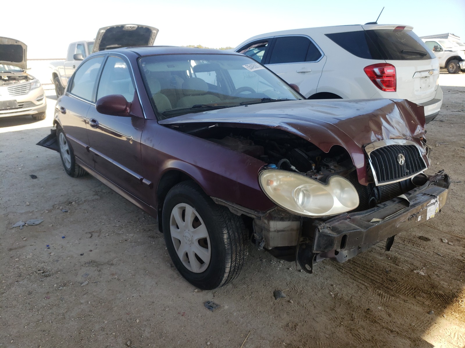 HYUNDAI SONATA GL 2002 with VIN KMHWF25H52A679291 - Photo from auction