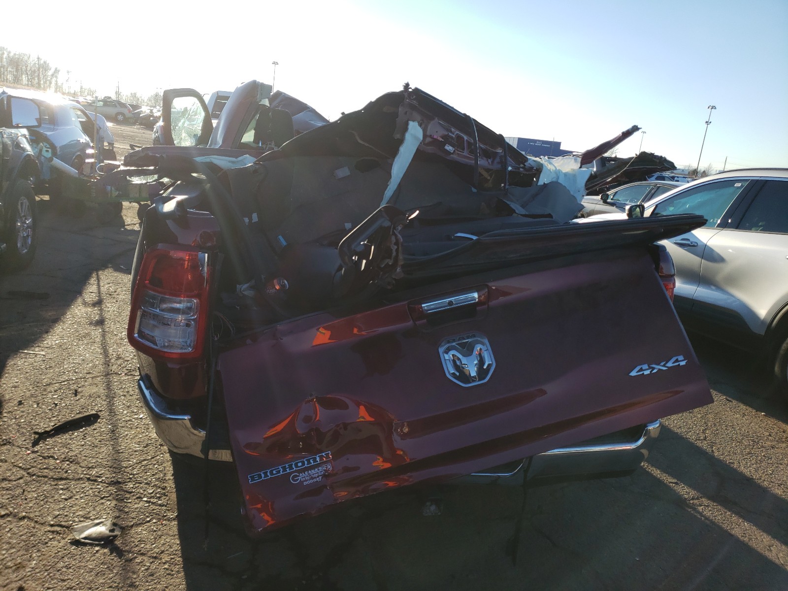 Photo 6 from auction – 2019 RAM 1500 BIG H with VIN 1C6RRFFG1KN714284