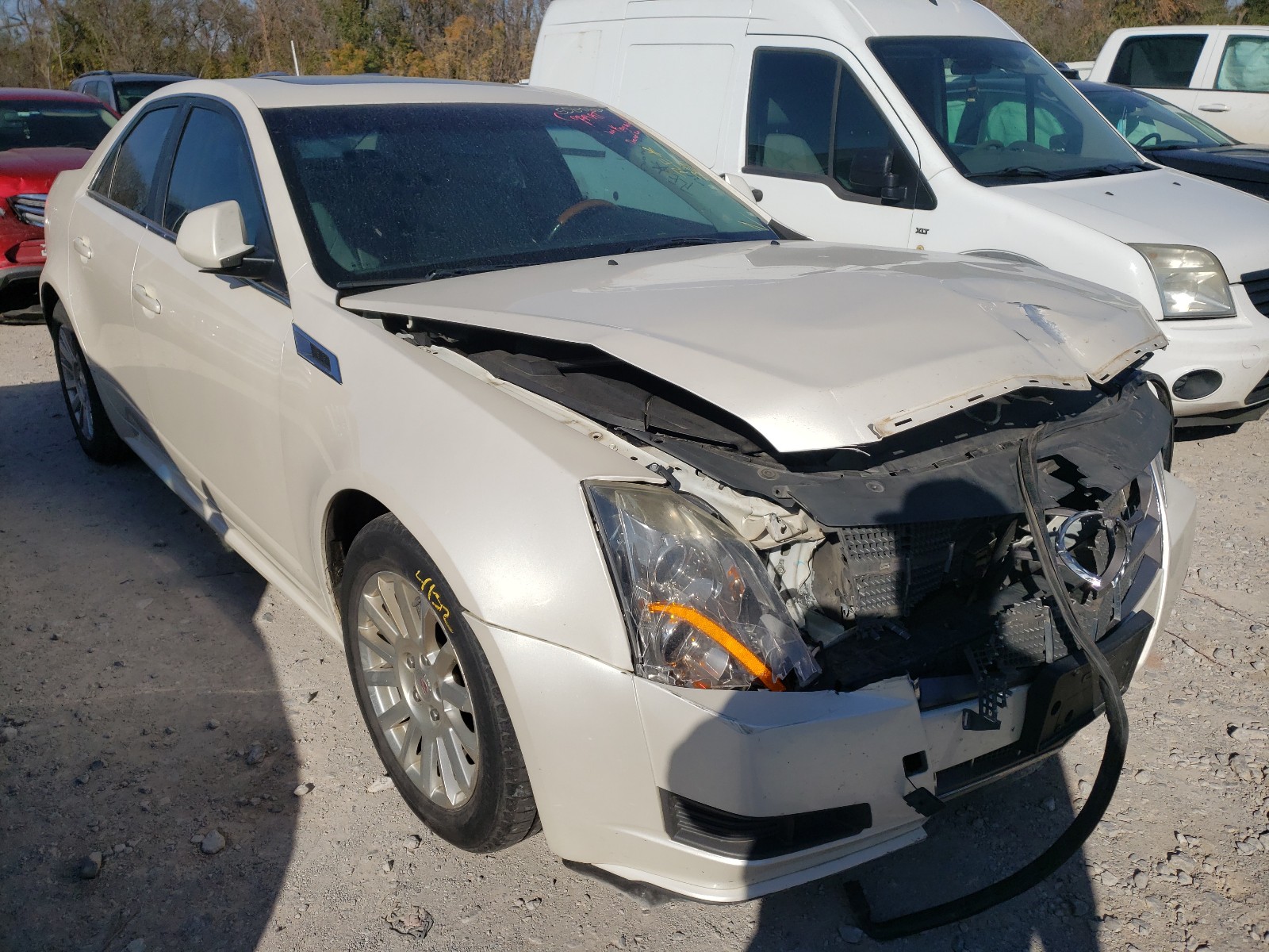 CADILLAC CTS LUXURY 2011 with VIN 1G6DE5EY8B0165010 - Photo from auction