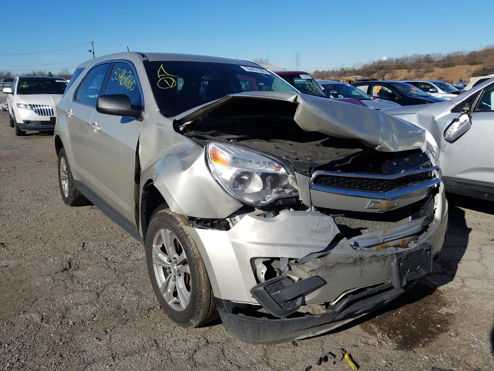 CHEVROLET EQUINOX LS 2015 with VIN 2GNALAEK2F6356436 - Photo from auction