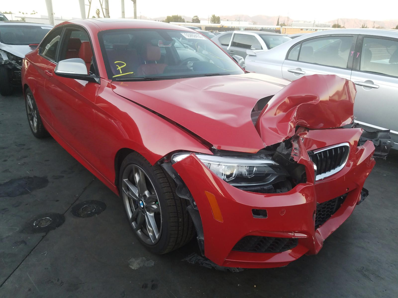BMW M235I 2015 with VIN WBA1J7C55FV253826 - Photo from auction