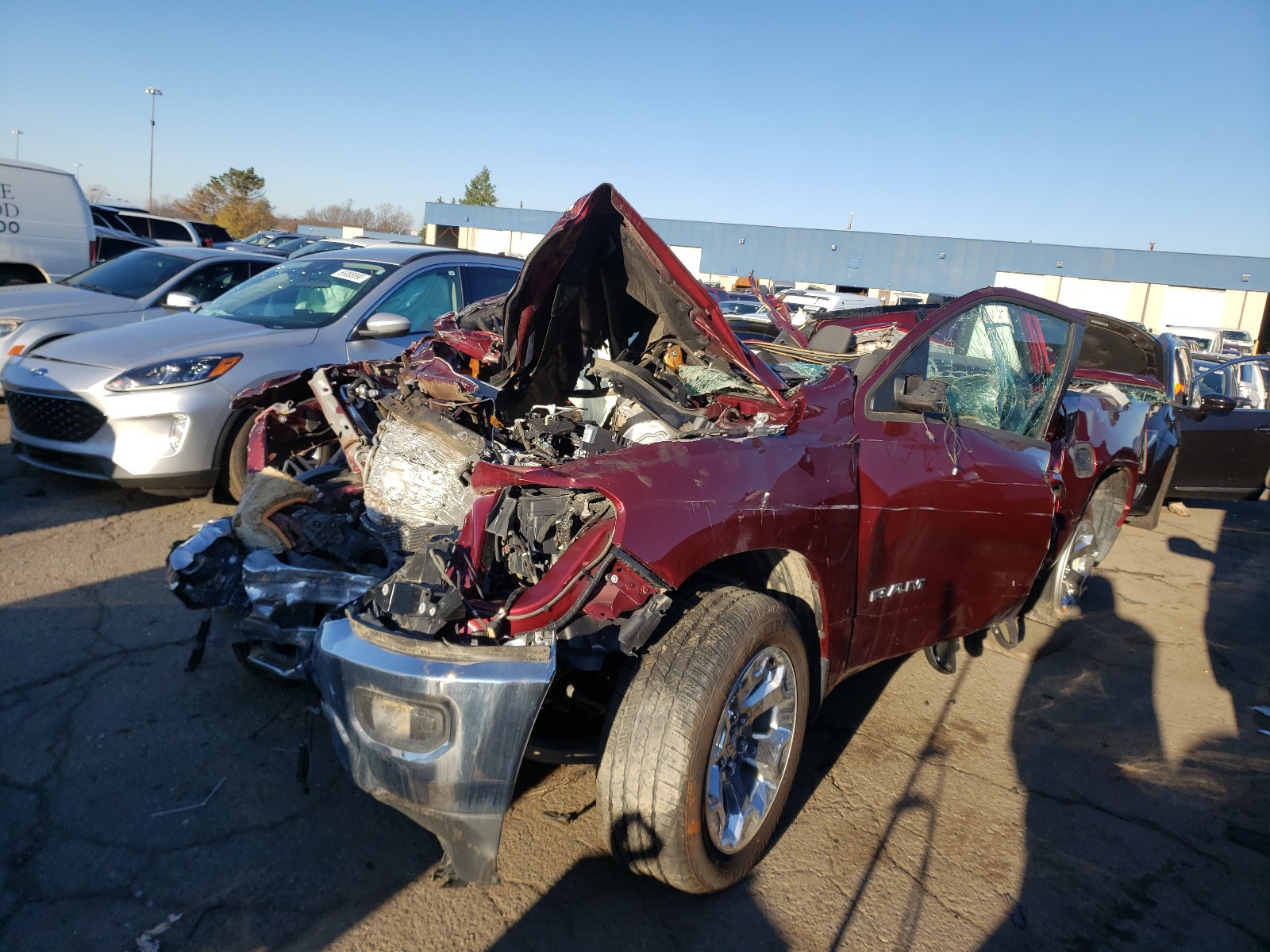 Photo 2 from auction – 2019 RAM 1500 BIG H with VIN 1C6RRFFG1KN714284