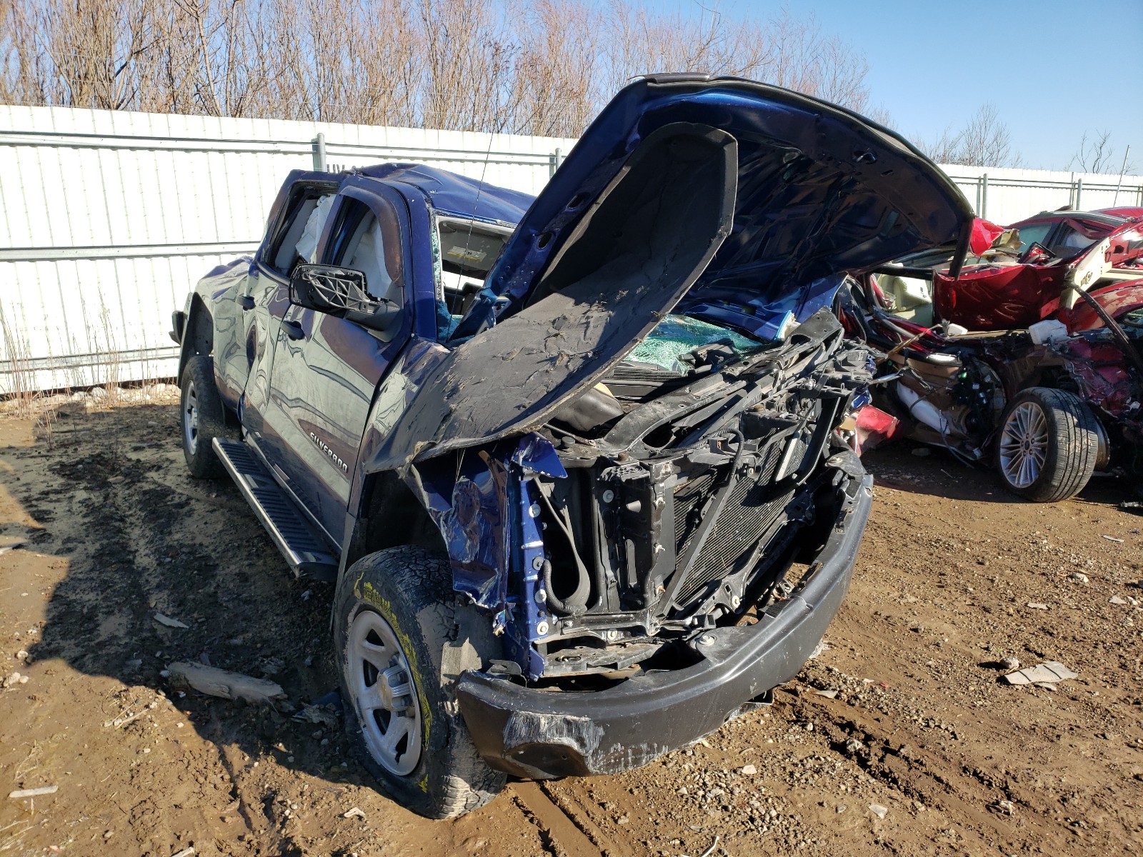 CHEVROLET SILVERADO 2014 with VIN 1GCRCPEH5EZ174395 - Photo from auction