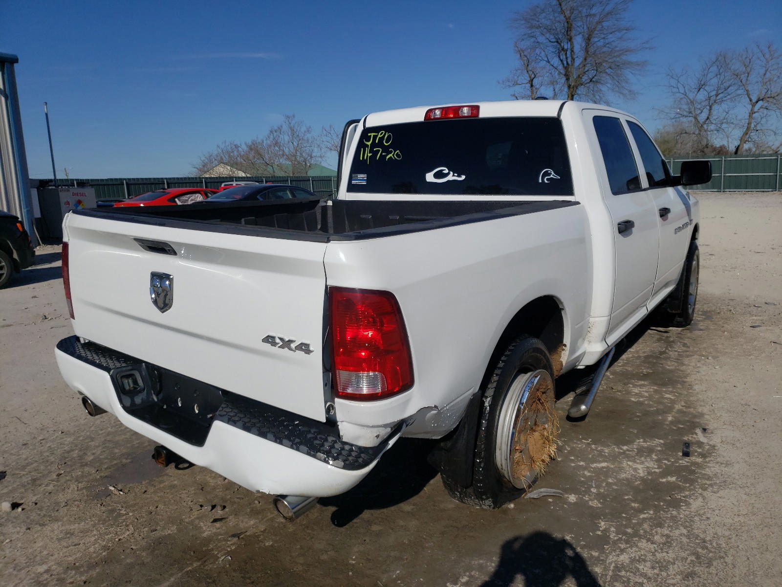Photo 4 from auction – 2012 DODGE RAM 1500 S with VIN 1C6RD7KT6CS284195