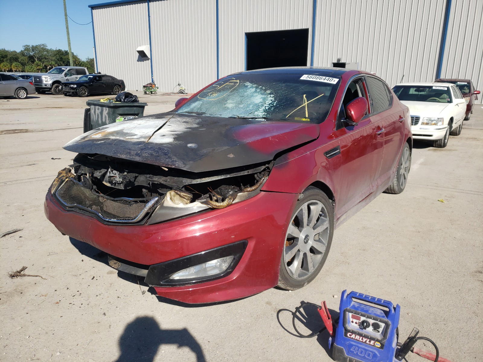 Photo 2 from auction – 2011 KIA OPTIMA SX with VIN KNAGR4A6XB5092624