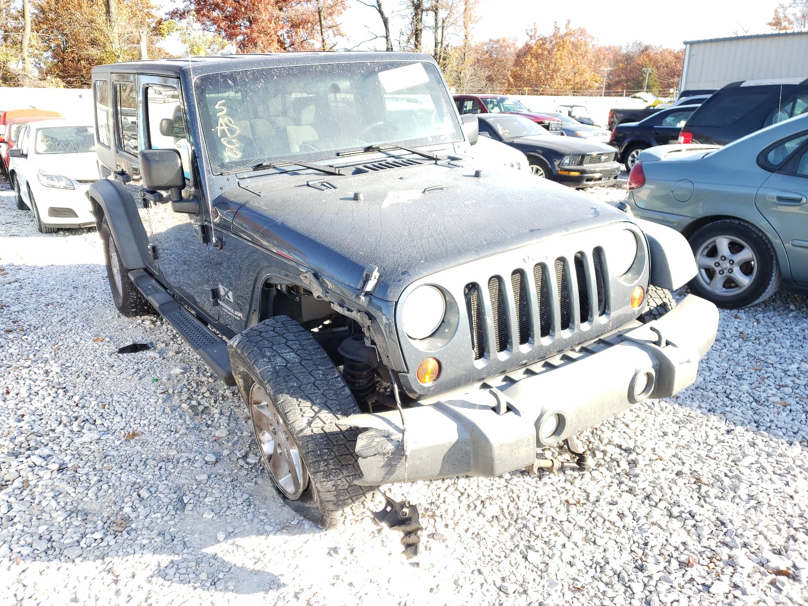 JEEP WRANGLER U 2008 with VIN 1J4GA39198L623355 - Photo from auction