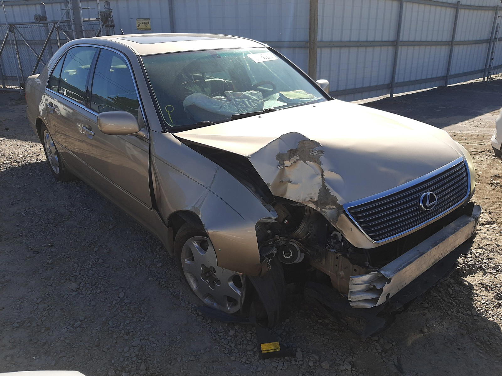 LEXUS LS 430 2003 with VIN JTHBN30F730092890 - Photo from auction
