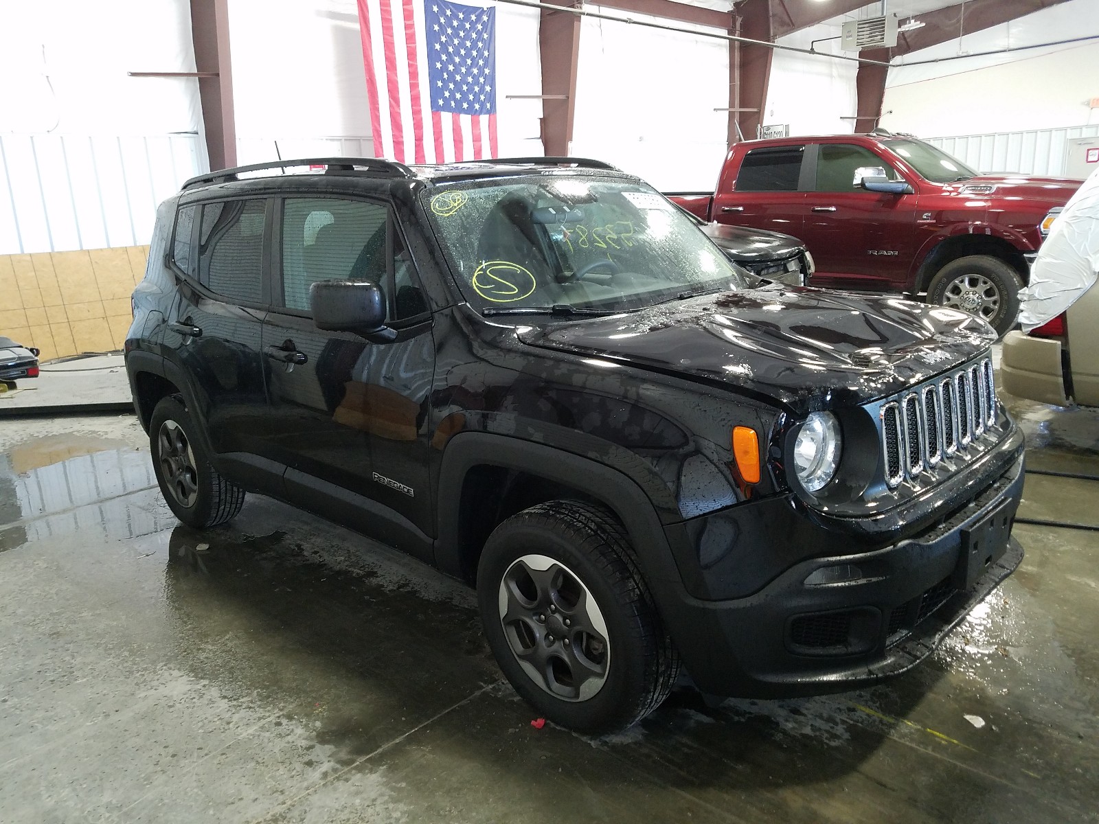 JEEP RENEGADE S 2017 with VIN ZACCJBAB5HPE83609 - Photo from auction