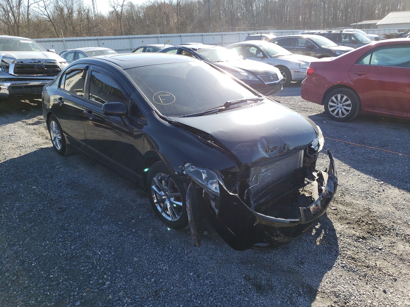 Photo 1 from auction – 2009 HONDA CIVIC EX with VIN 2HGFA16859H302906