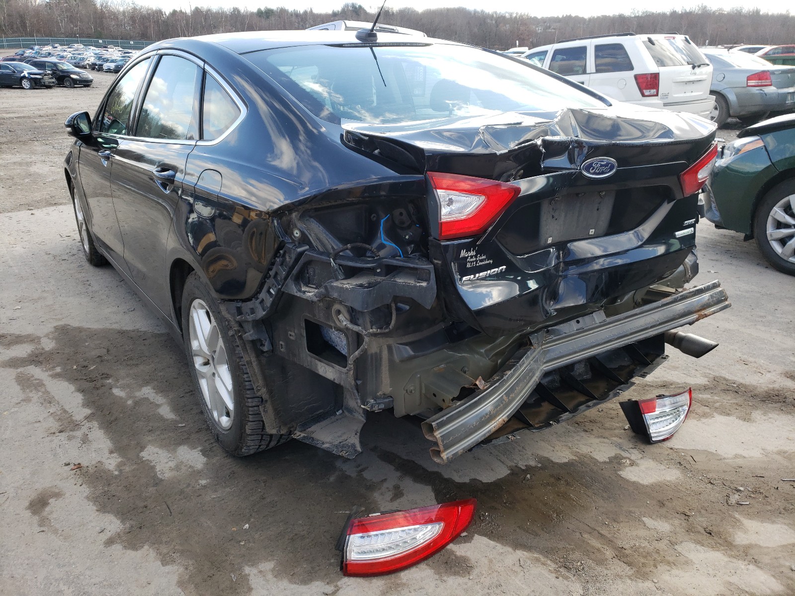 Photo 3 from auction – 2016 FORD FUSION SE with VIN 1FA6P0HDXG5100994
