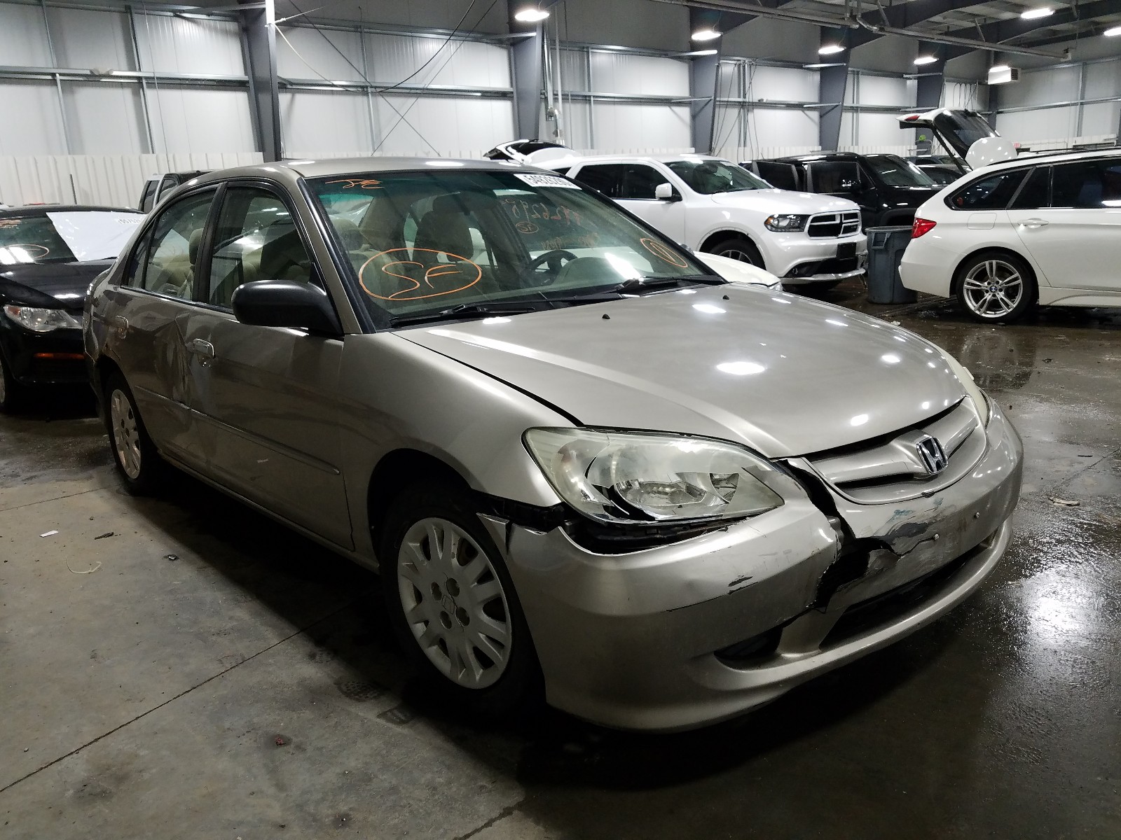 Photo 1 from auction – 2004 HONDA CIVIC LX with VIN 2HGES16634H636089