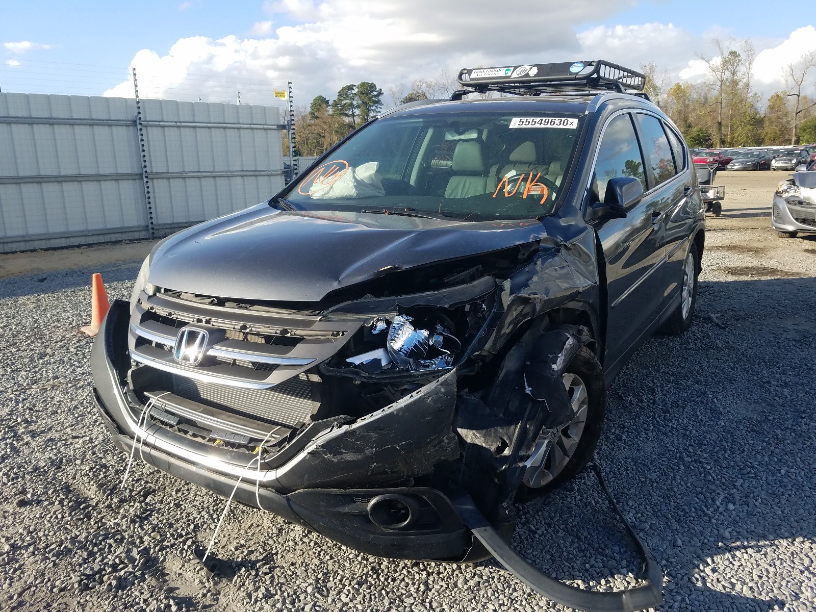 Photo 2 from auction – 2012 HONDA CR-V EXL with VIN 2HKRM3H71CH512761