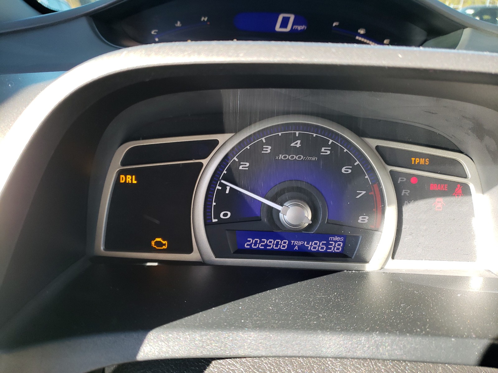 Photo 8 from auction – 2009 HONDA CIVIC EX with VIN 2HGFA16859H302906