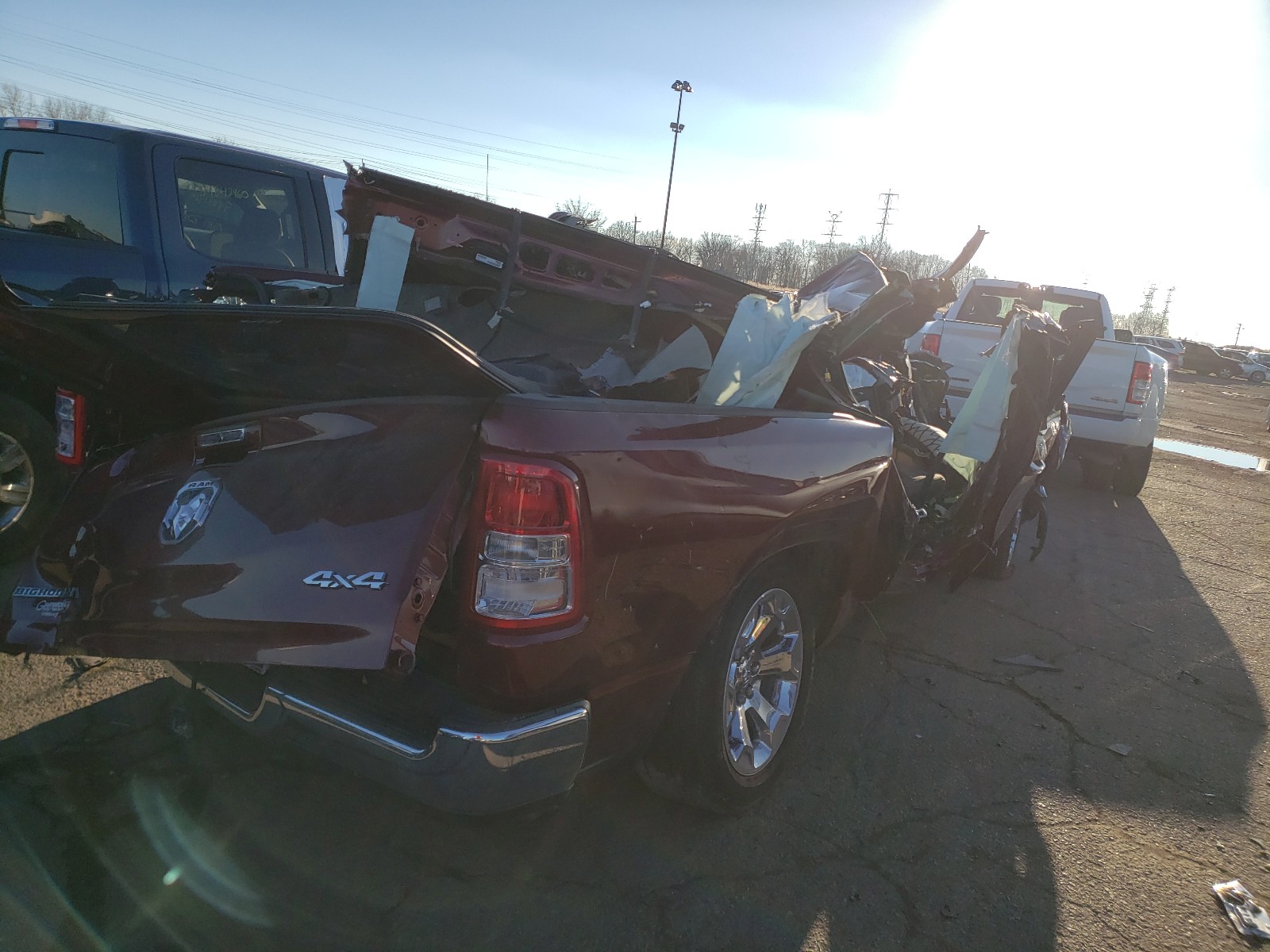 Photo 4 from auction – 2019 RAM 1500 BIG H with VIN 1C6RRFFG1KN714284