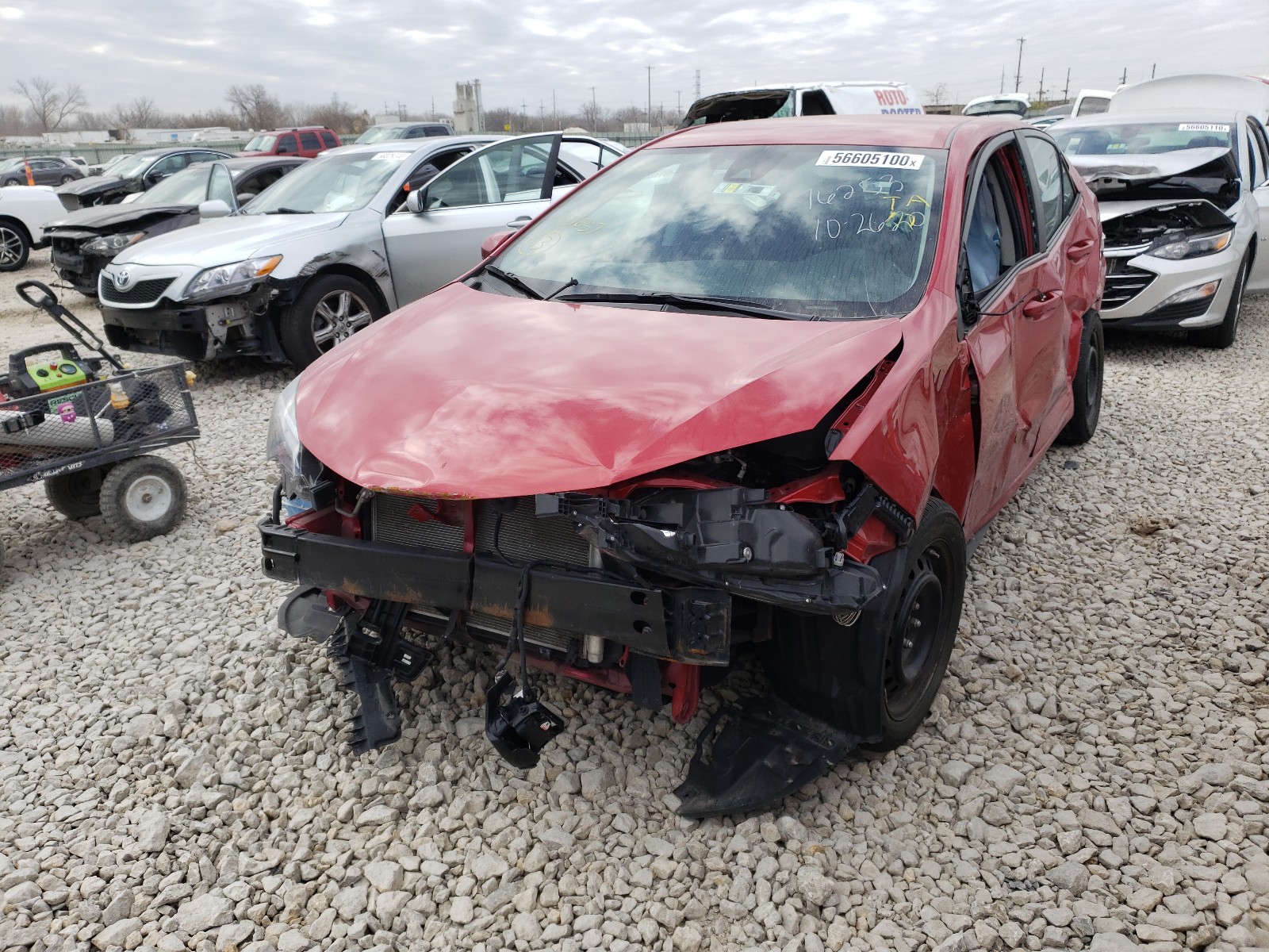 Photo 2 from auction – 2019 TOYOTA COROLLA L with VIN 2T1BURHE9KC181657