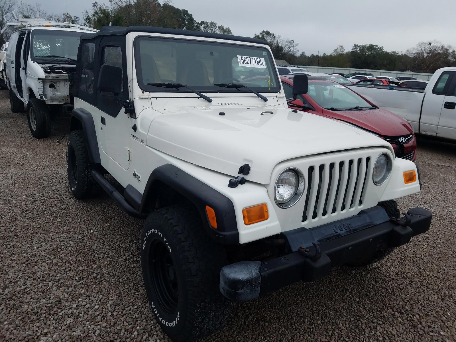 JEEP WRANGLER / 1998 with VIN 1J4FY29P7WP754196 - Photo from auction