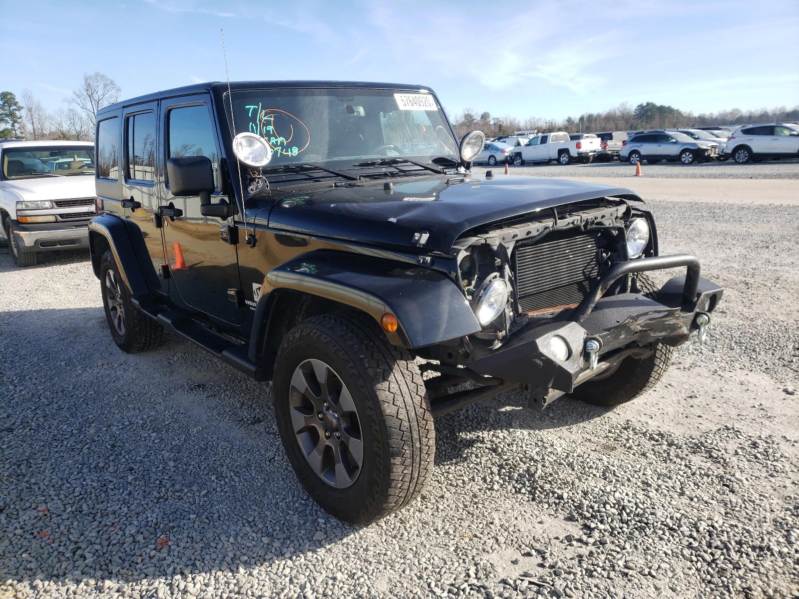 JEEP WRANGLER U 2013 with VIN 1C4BJWEG9DL659746 - Photo from auction