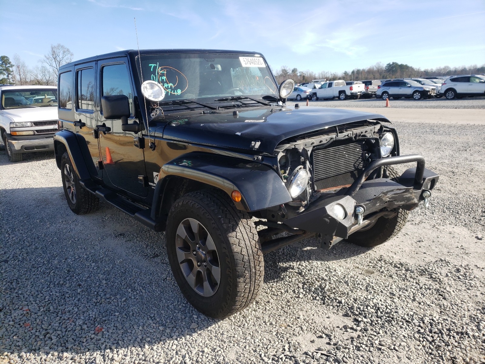 JEEP WRANGLER U 2013 z numerem VIN 1C4BJWEG9DL659746 - Zdjęcie z aukcji