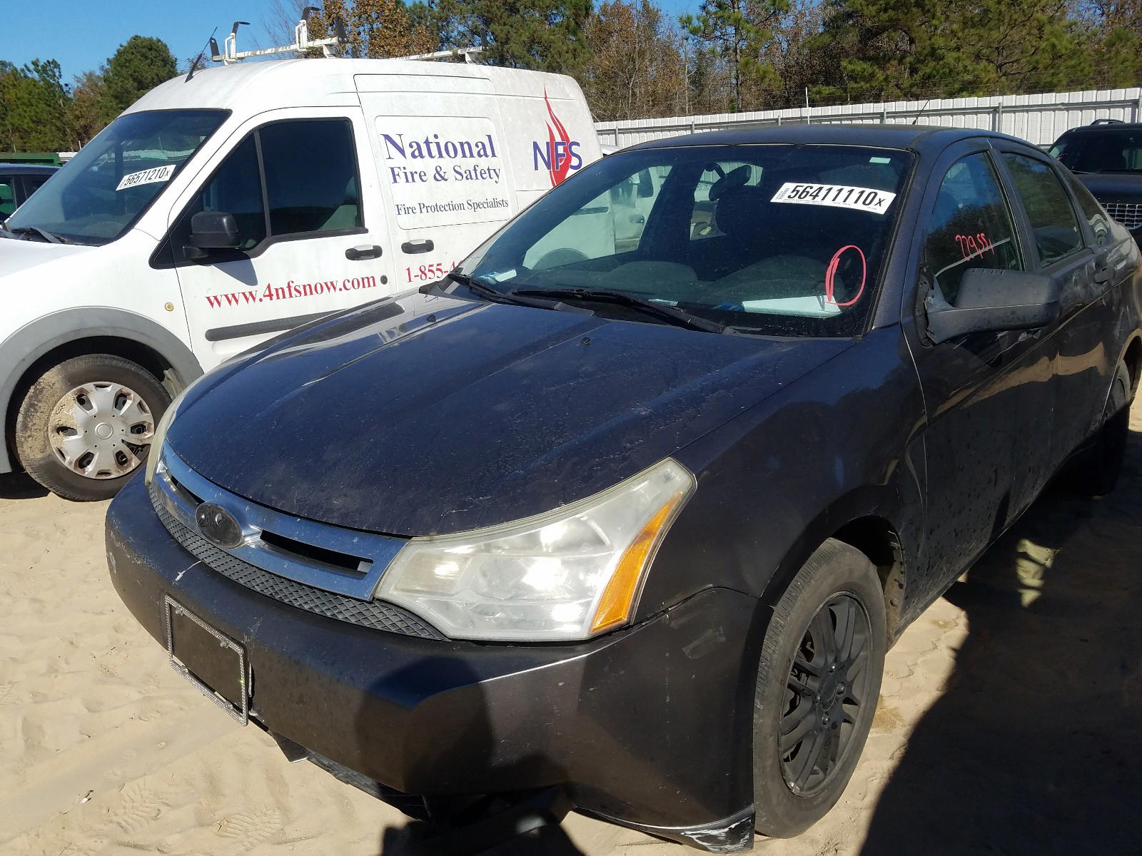 Photo 2 from auction – 2009 FORD FOCUS SE with VIN 1FAHP35N39W242091