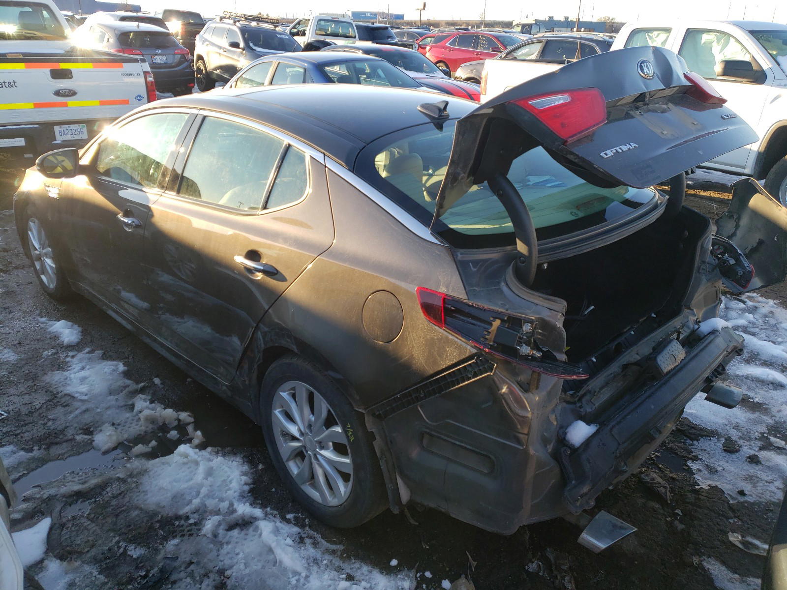 Photo 3 from auction – 2014 KIA OPTIMA EX with VIN 5XXGN4A77EG283022