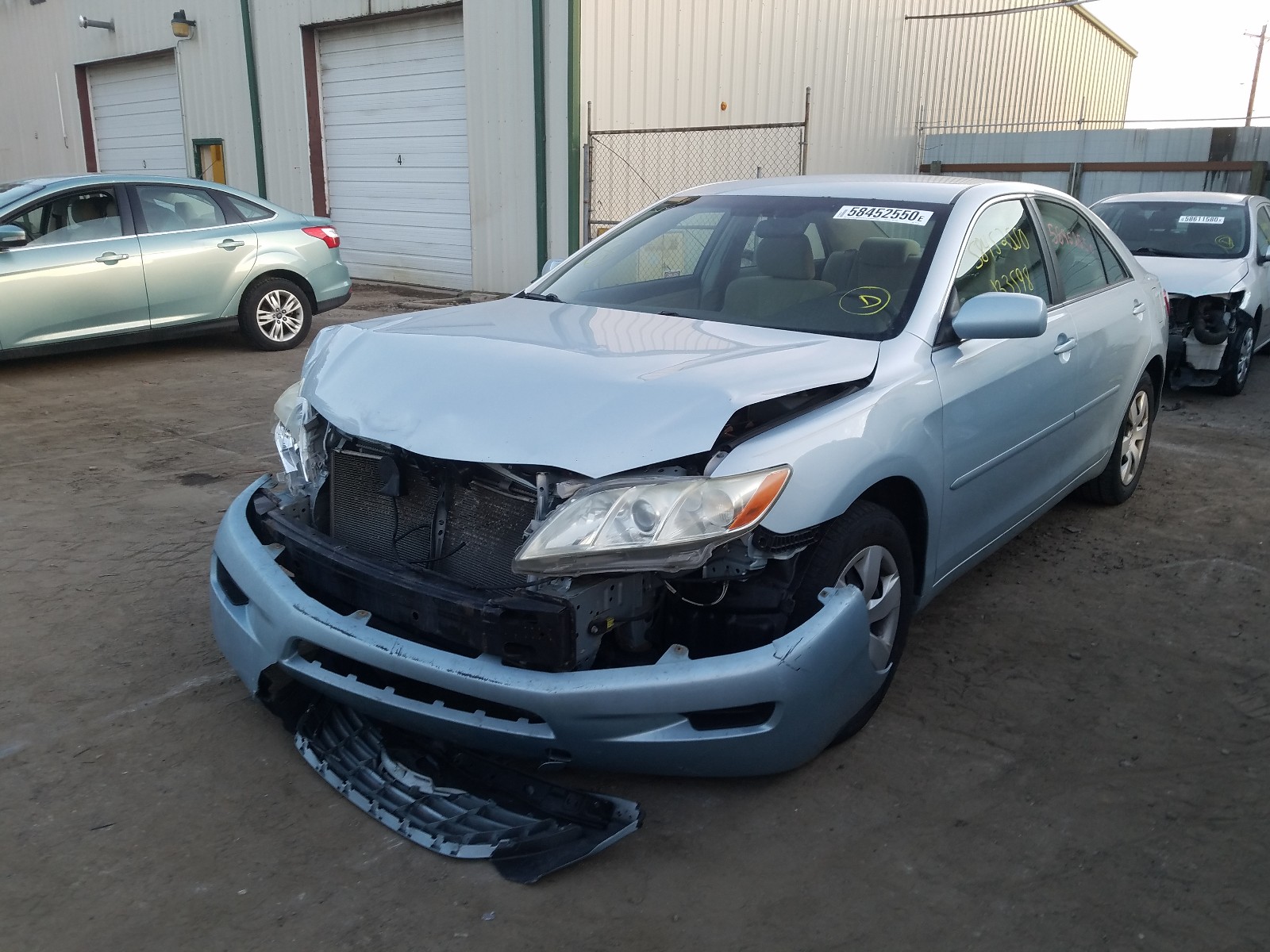 Photo 2 from auction – 2007 TOYOTA CAMRY CE with VIN JTNBE46KX73012719