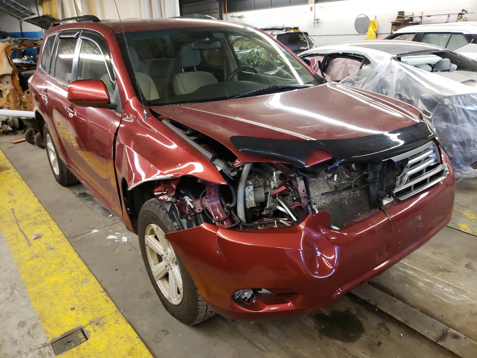 TOYOTA HIGHLANDER 2010 with VIN JTEZK3EH7A2104889 - Photo from auction