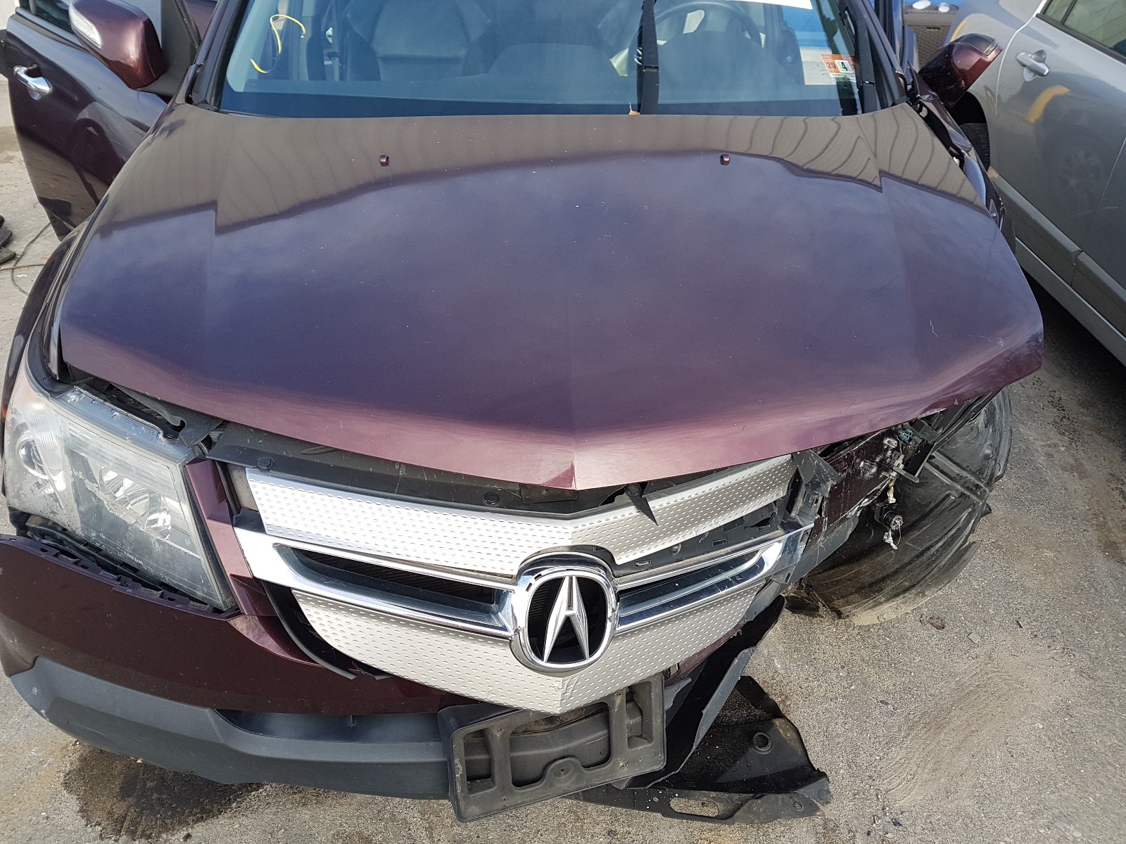 Photo 7 from auction – 2009 ACURA MDX TECHNO with VIN 2HNYD28409H510622