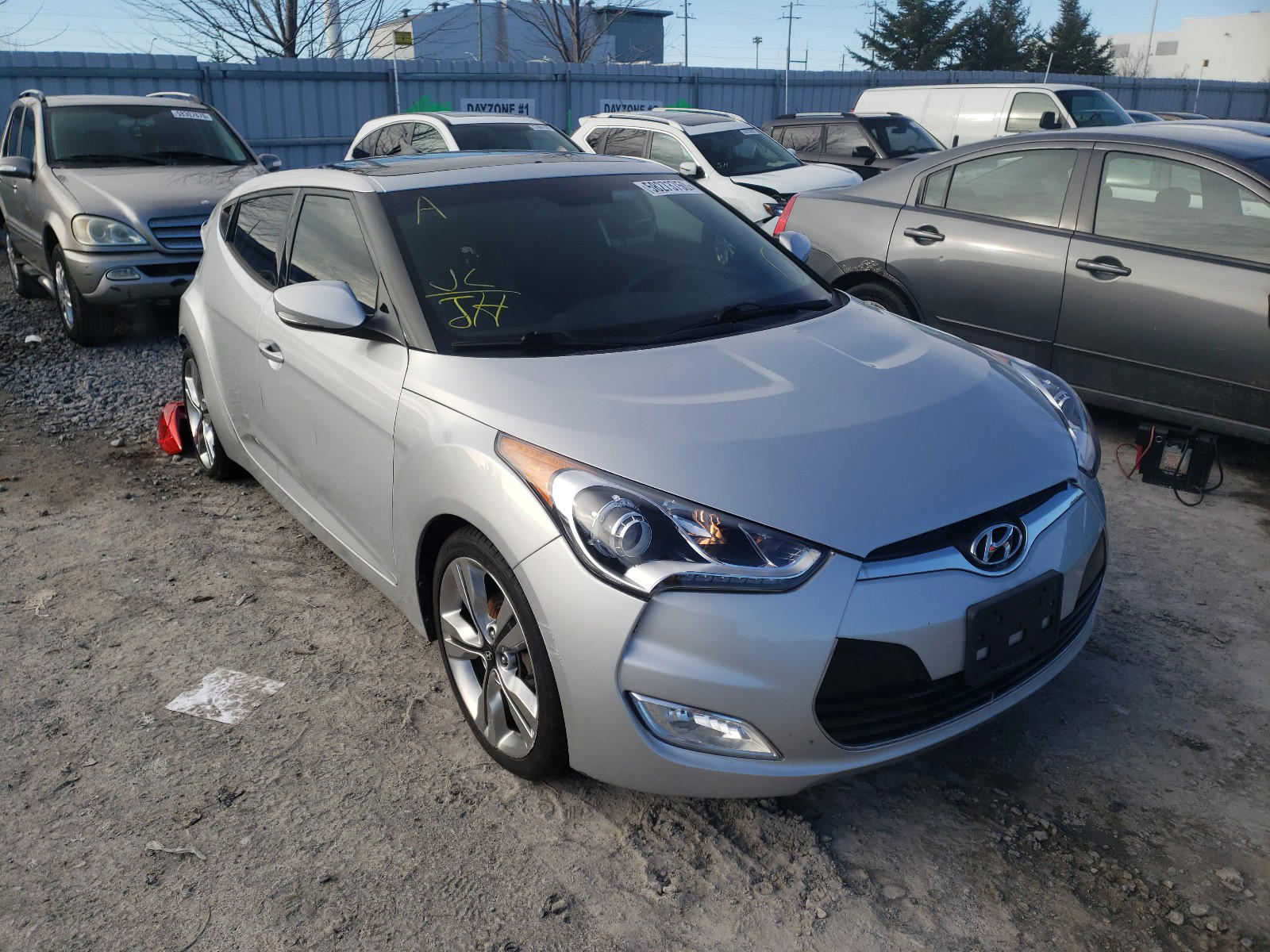 HYUNDAI VELOSTER 2016 with VIN KMHTC6AD0GU276704 - Photo from auction