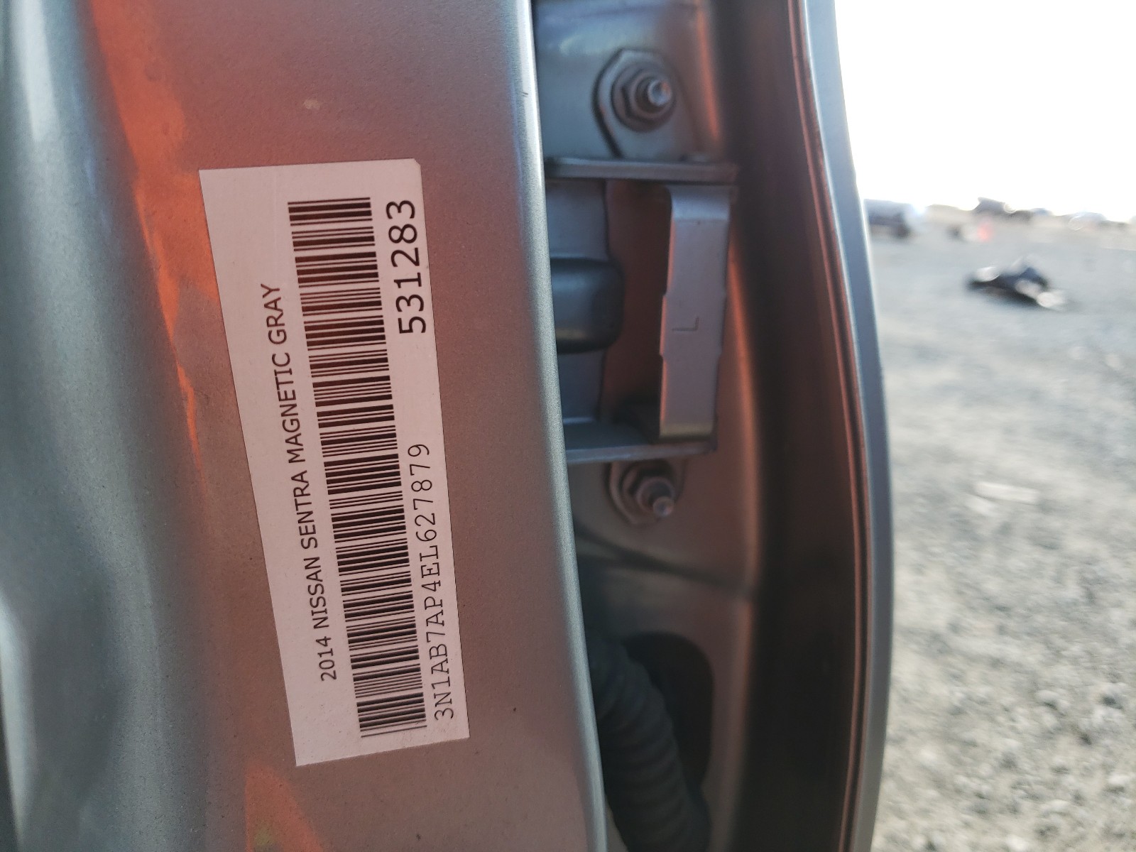 Photo 10 from auction – 2014 NISSAN SENTRA S with VIN 3N1AB7AP4EL627879