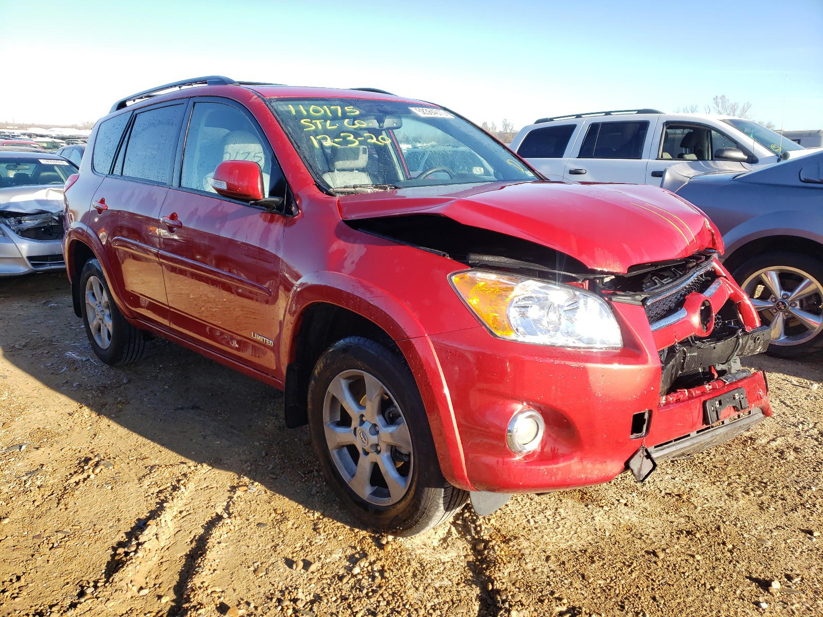 TOYOTA RAV4 LIMIT 2011 with VIN 2T3YF4DV2BW074288 - Photo from auction