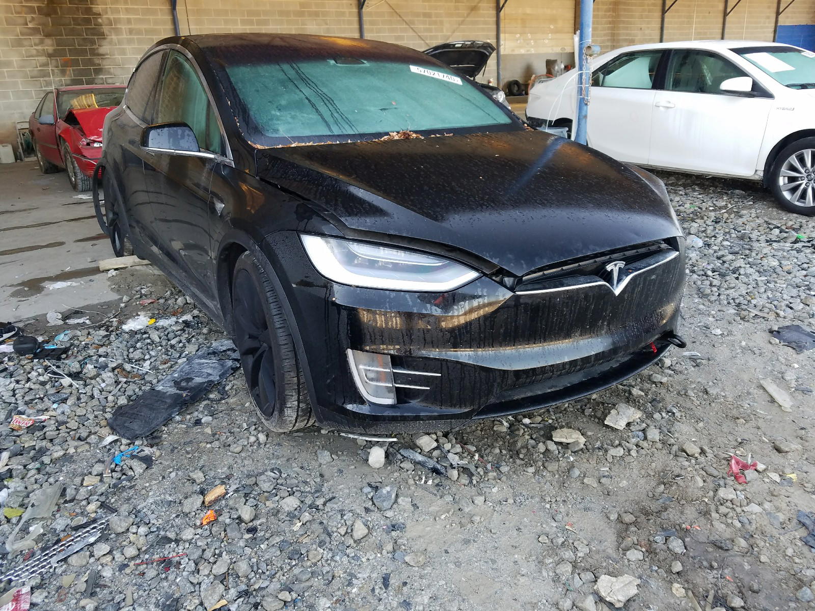 TESLA MODEL X 2020 with VIN 5YJXCBE27LF238025 - Photo from auction